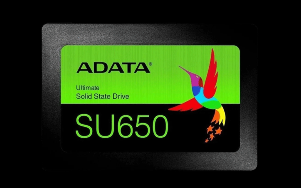 Demonstração de uma das linhas de SSDs, modelo ADATA SU650.